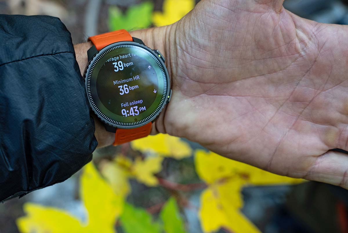 Heart rate data (Suunto Vertical Titanium Solar)